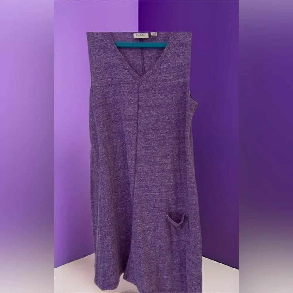 PURPLE LOGO DRESS 